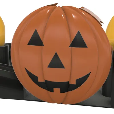 Máy nâng bi Marblevator phong cách Halloween đơn giản