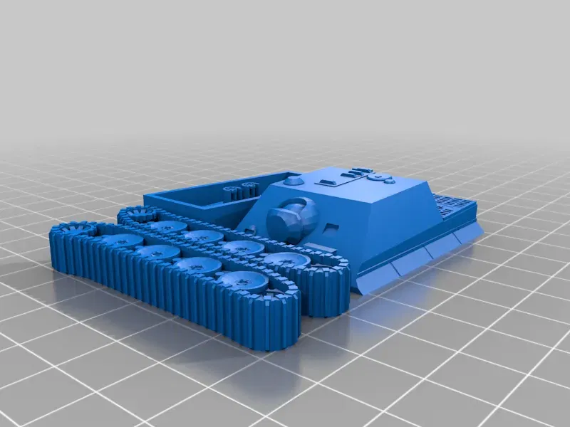 Xe tăng Sturmtiger 380mm in 3D dễ dàng với thiết kế cải tiến - Image 2