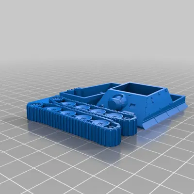 Xe tăng Sturmtiger 380mm in 3D dễ dàng với thiết kế cải tiến