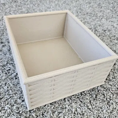 Giỏ đan bằng mây thiết kế cải tiến giảm yêu cầu hỗ trợ