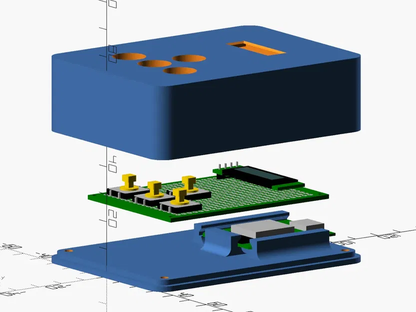 Hộp Wemos D1 Mini ESP32 với màn hình OLED và nút bấm - Image 2