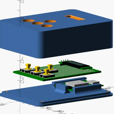Hộp Wemos D1 Mini ESP32 với màn hình OLED và nút bấm