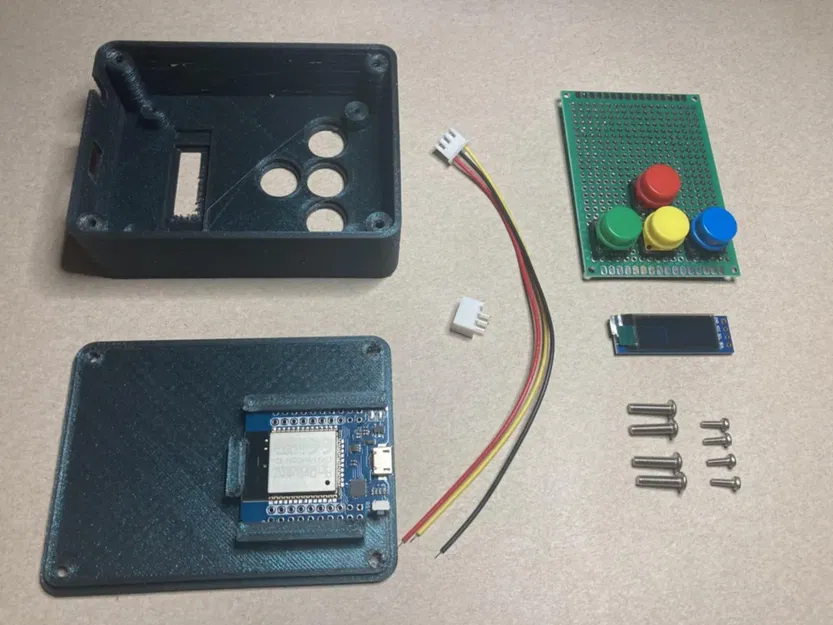 Hộp Wemos D1 Mini ESP32 với màn hình OLED và nút bấm - Image 5