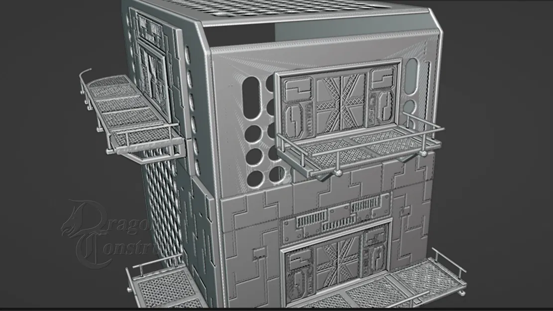 Tháp cơ sở công nghiệp QUBE 500 cho mô hình bàn chơi - Image 11