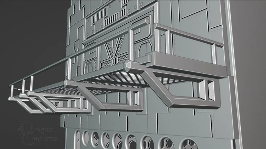 Tháp cơ sở công nghiệp QUBE 500 cho mô hình bàn chơi - Image 12