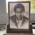 Mô hình lithophane của nhà toán học Srinivasa Ramanujan - Thumbnail 1