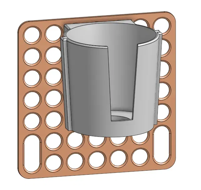 Giá đỡ bình nước cho Qube 500 - Image 1