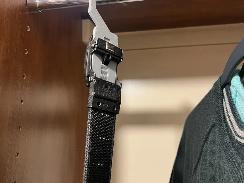Giá treo dây đai kiểu ratchet cho tủ quần áo - Image 3
