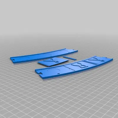 Mô hình Stargate với cơ chế quay glyphs và giá treo tường