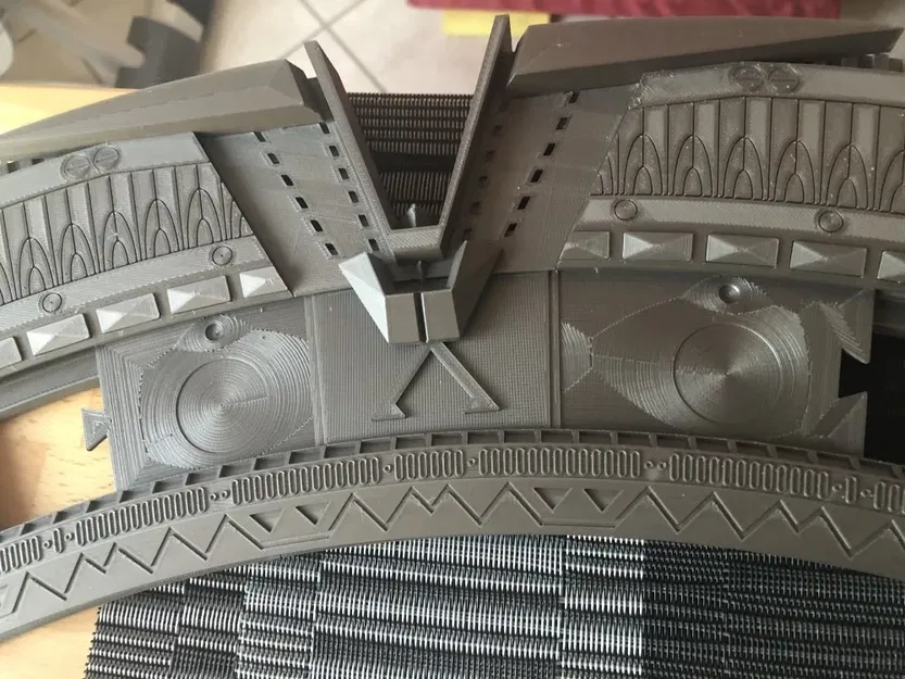 Mô hình Stargate với cơ chế quay glyphs và giá treo tường - Image 9