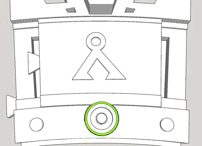 Cổng sao 5ft có động cơ bước điều khiển glyph - Image 15