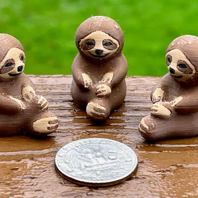 Nhân vật lười biếng dễ thương ngồi với chân co lại