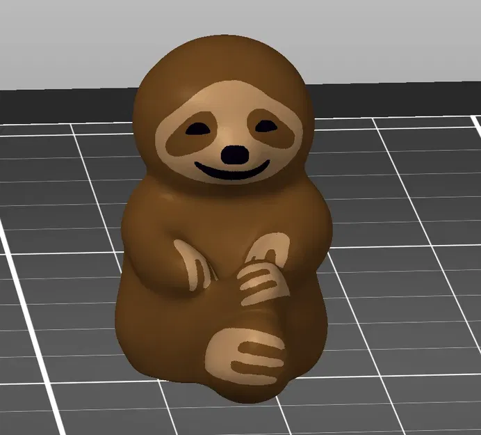 Nhân vật lười biếng dễ thương ngồi với chân co lại - Image 7