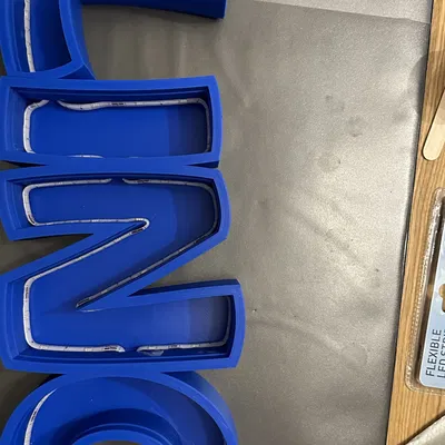 Đèn LED tên LINO in 3D cho trẻ em