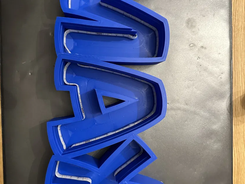 Đèn LED tên "MAX" in 3D cho trẻ em - Image 2