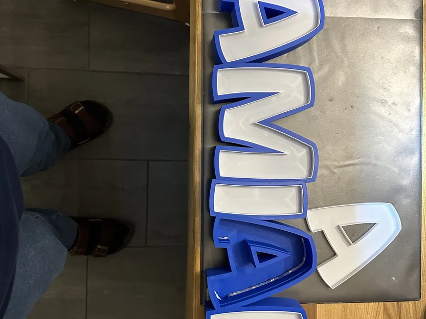 Đèn LED tên "DAMIAN" có thể in được - Image 3