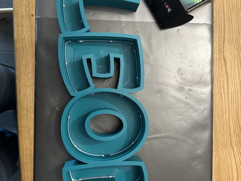 Đèn LED tên "LEON" in 3D cho trẻ em - Image 3