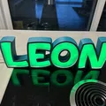 Đèn LED tên "LEON" in 3D cho trẻ em - Thumbnail 4