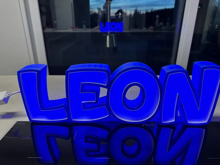 Đèn LED tên "LEON" cho trẻ em - Image 2