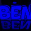 Đèn LED tên "BEN" in 3D cho trẻ em - Thumbnail 1