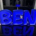 Đèn LED tên "BEN" in 3D cho trẻ em - Thumbnail 2