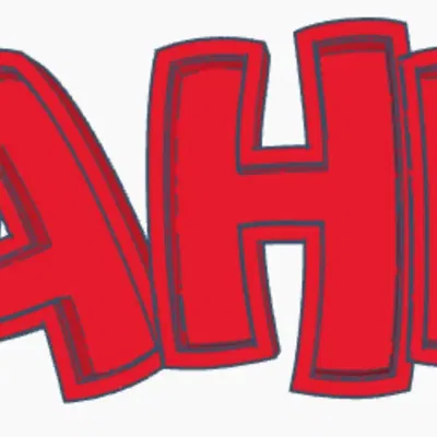 Đèn LED tên ZAHIA in 3D cho trẻ em