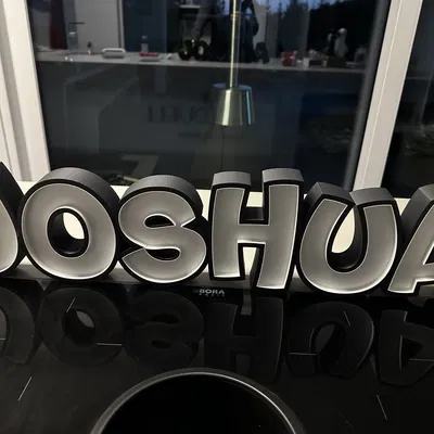 Đèn LED tên JOSHUA có thể in được