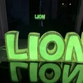 Đèn LED tên LION - Mô hình đèn trang trí cá nhân hóa - Thumbnail 1