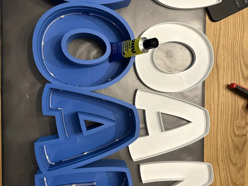 Đèn LED tên "JOAN" in 3D cho trẻ em - Image 4