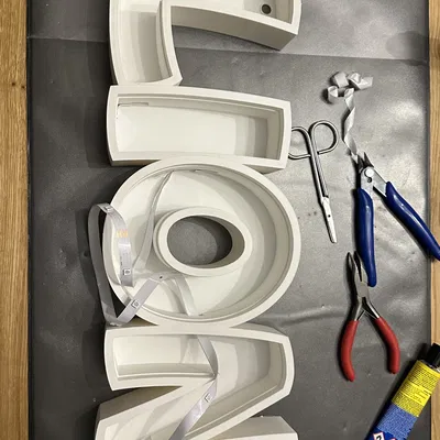 Đèn LED tên LION - Mô hình đèn trang trí cá nhân hóa