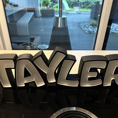 Đèn LED TAYLER - Đèn tên in 3D tùy chỉnh