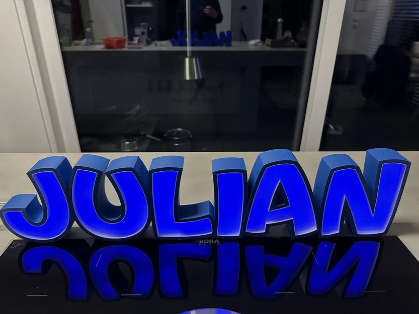 Đèn LED tên JULIAN có thể in được - Image 2