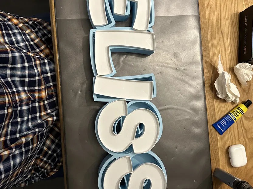 Đèn LED tên "MELISSA" in 3D cho trẻ em - Image 4