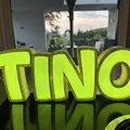 Đèn LED tên TINO in 3D cho trẻ em - Thumbnail 2