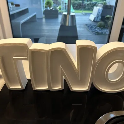 Đèn LED tên TINO in 3D cho trẻ em