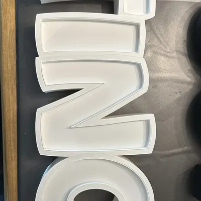 Đèn LED tên TINO in 3D cho trẻ em