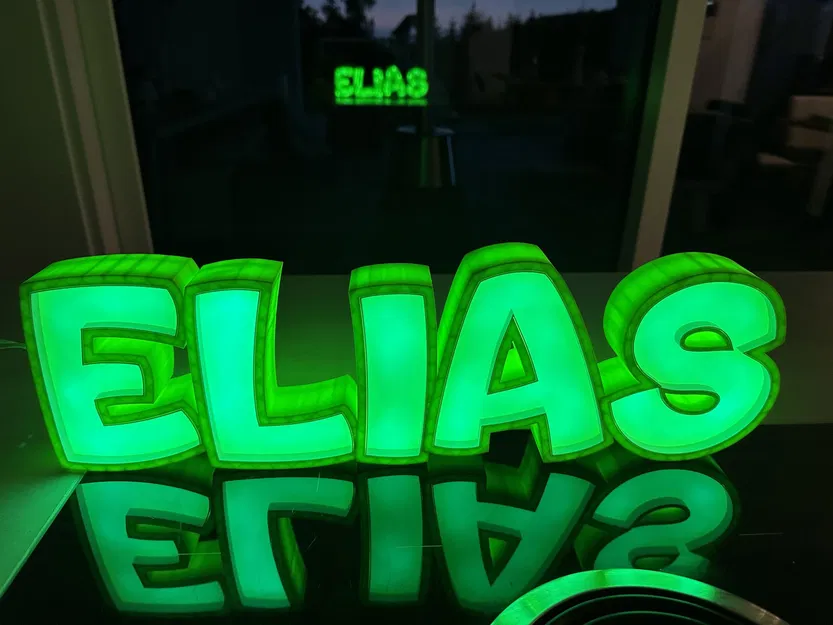 Đèn LED tên ELIAS cho trẻ em - Image 1