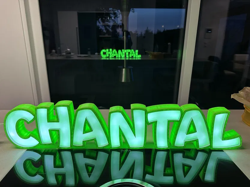 Đèn LED tên CHANTAL cho trẻ em - Image 1