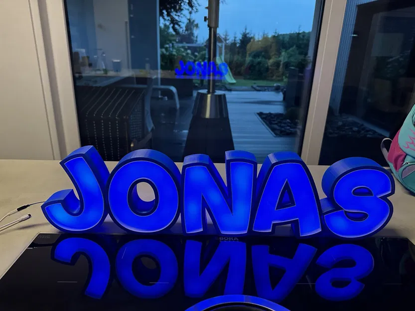 Đèn LED tên JONAS cho trẻ em - Image 2