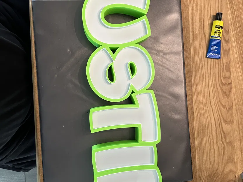 Đèn LED tên "JUSTIN" cho trẻ em - Image 3