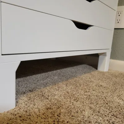 Chân cao 125mm cho tủ Ikea Alex 26"W