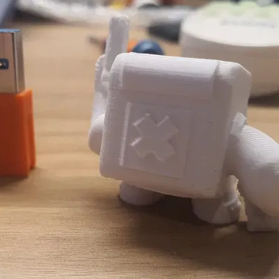 Nhân vật 8-Bit từ trò chơi Brawl Stars