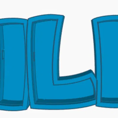 Đèn LED tên "PHILIPP" in 3D cho trẻ em