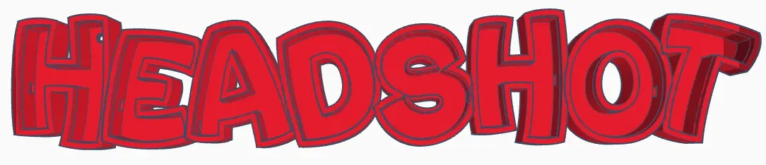 Đèn LED HEADSHOT - Mô hình in 3D cho trẻ em - Image 1