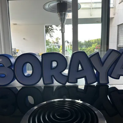 Đèn LED SORAYA - Đèn tên in 3D cho trẻ em