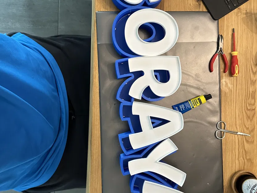 Đèn LED SORAYA - Đèn tên in 3D cho trẻ em - Image 5