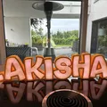 Đèn LED tên "LAKISHA" in được cho trẻ em - Thumbnail 2