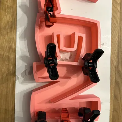 Đèn LED tên "LENI" in 3D cho trẻ em