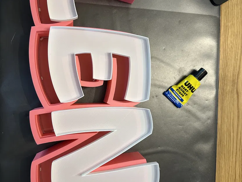 Đèn LED tên "LENI" in 3D cho trẻ em - Image 5