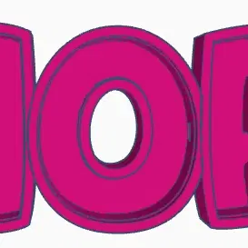 Đèn LED tên ENORA - Mô hình đèn in 3D cho trẻ em